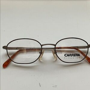 Carrera Titanium Frame with Brown and Orange Highlights